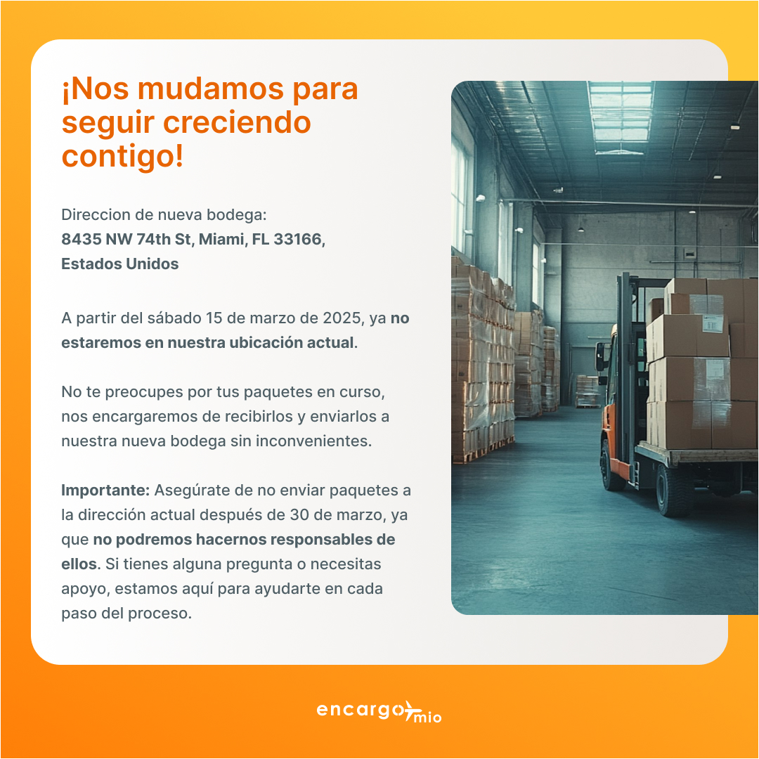 Cambio de dirección